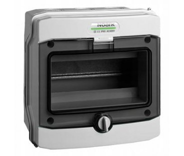 PLASTIKOWA OBUDOWA INSTALACYJNA Natynkowa IP65, 1x6 modułów. PHS 6T NOARK 113262