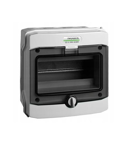 PLASTIKOWA OBUDOWA INSTALACYJNA Natynkowa IP65, 1x6 modułów. PHS 6T NOARK 113262