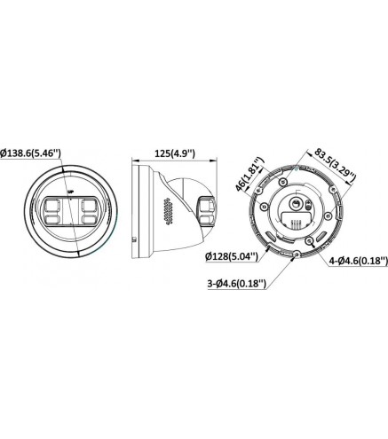 Kamera IP Hikvision DS-2CD2343G2P-LISU/SL(180°)(O-STD)