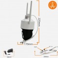 Kamera IP ORLLO Z17 Ultra 4K zewnętrzna obrotowa GSM na kartę SIM
