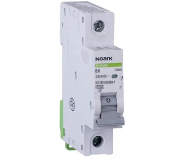 WYŁĄCZNIK NADPRĄDOWY 6 KA, C, 16A, 1P, Ex9BN 1P C16  Noark 100098