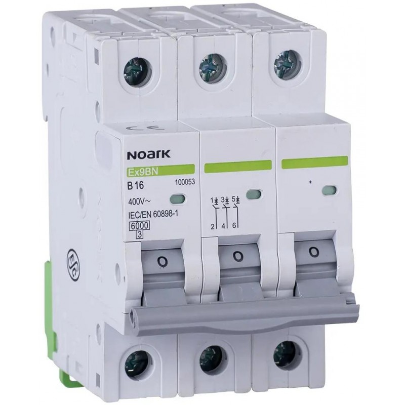 WYŁĄCZNIK NADPRĄDOWY 6 KA, B, 25A, 3P, Ex9BN 3P B25  Noark 100055