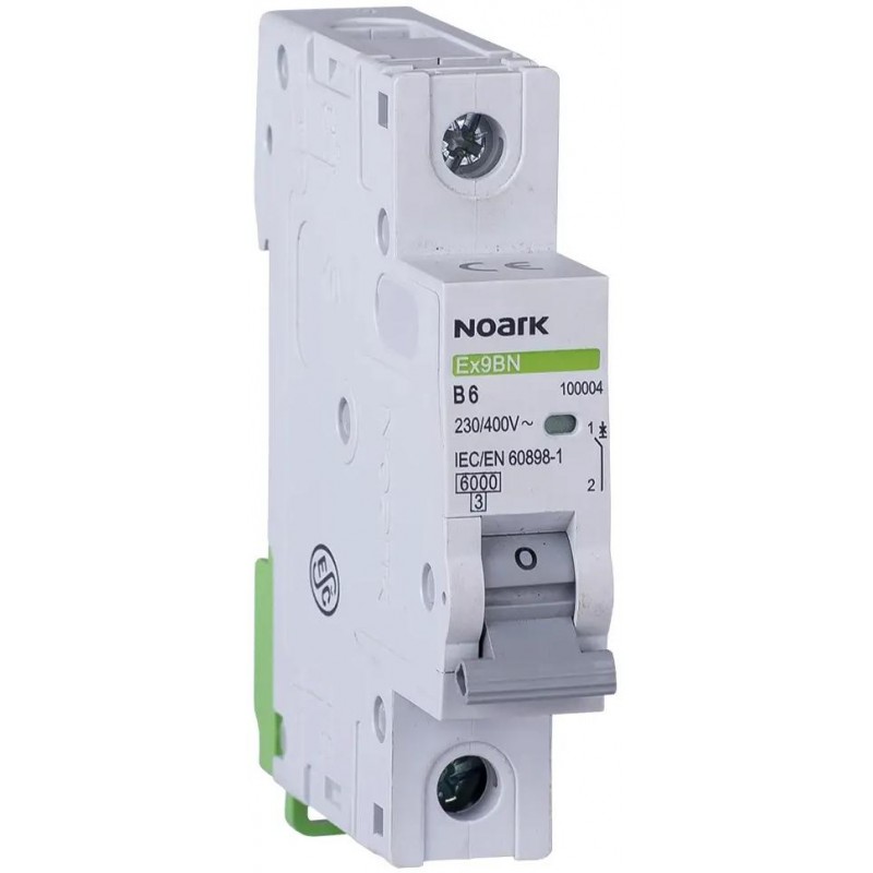 WYŁĄCZNIK NADPRĄDOWY 6 KA, B, 10A, 1P, Ex9BN 1P B10 Noark 100006