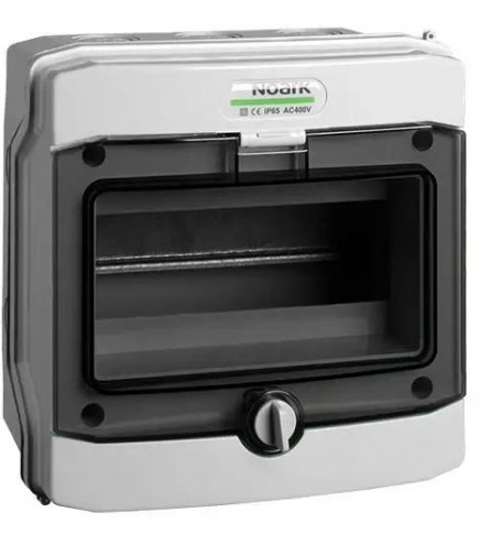 PLASTIKOWA OBUDOWA INSTALACYJNA Natynkowa IP65 1X8 modułów. PHS 8T NOARK 101493