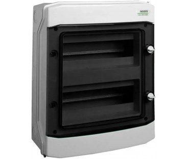 PLASTIKOWA OBUDOWA INSTALACYJNA Natynkowa IP65,  2X12 modułów. PHS 24T FB NOARK 110685