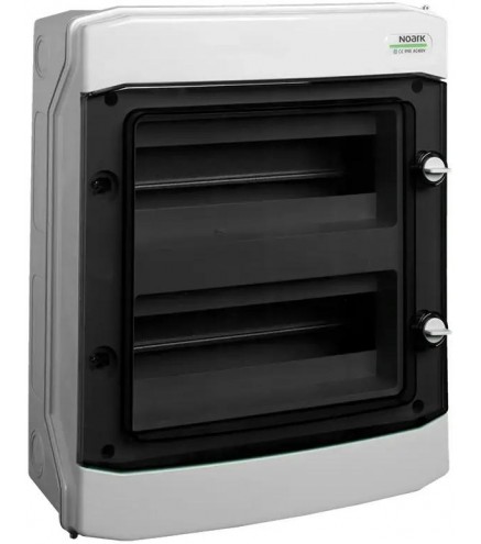 PLASTIKOWA OBUDOWA INSTALACYJNA Natynkowa IP65,  2X12 modułów. PHS 24T FB NOARK 110685