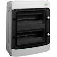 PLASTIKOWA OBUDOWA INSTALACYJNA Natynkowa IP65,  2X12 modułów. PHS 24T FB NOARK 110685