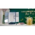 Lusterko do makijażu Humanas HS-ML04 z podświetleniem LED - czarny