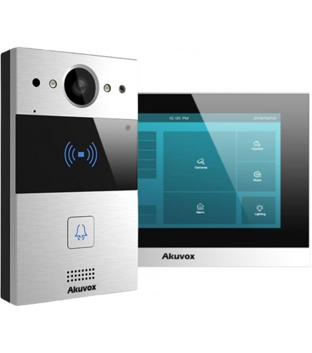 Zestaw wideodomofonowy 2Wire Akuvox (C313W-2/R20A-2) | Alarmista.pl