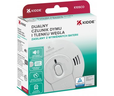 Czujnik czadu i dymu 2w1 Kidde K10SCO