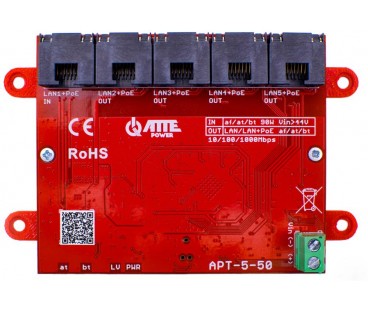 ATTE APT-5-50 Switch PoE 5 portowy 10/100/1000Mbps | Alarmista.pl