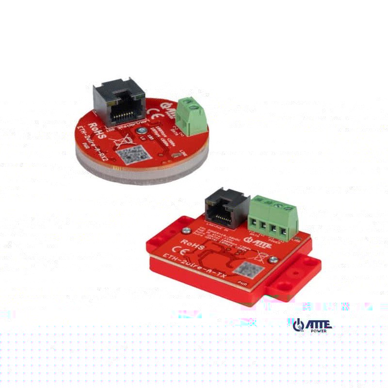 Zestaw aktywnych konwerterów ATTE ETH-2wire-A-SET2 Zestaw aktywnych konwerterów ATTE ETH-2wire-A-SET2