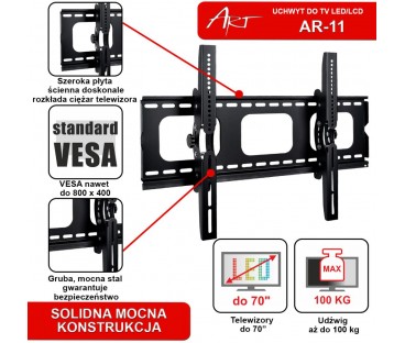 Uchwyt TV ścienny LED/LCD ART 42-100"