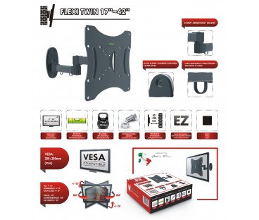 Uchwyt TV FLEXI TWIN 17-42