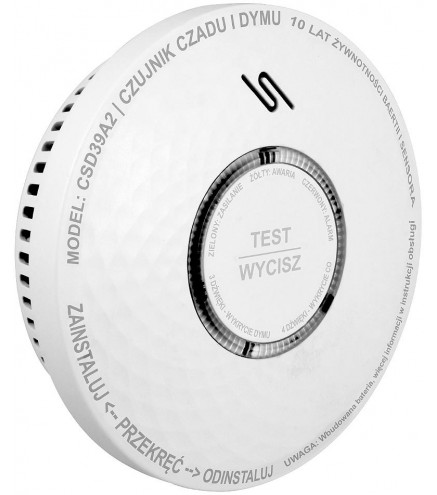 Czujnik czadu i dymu EURA CSD-39A2