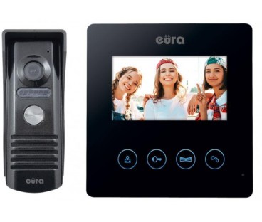 Wideodomofon EURA VDP-52A3"ATIRA" czarny