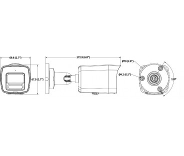 Kamera IP Hikvision DS-2CD1067G3-LIUF/SL(2.8mm)