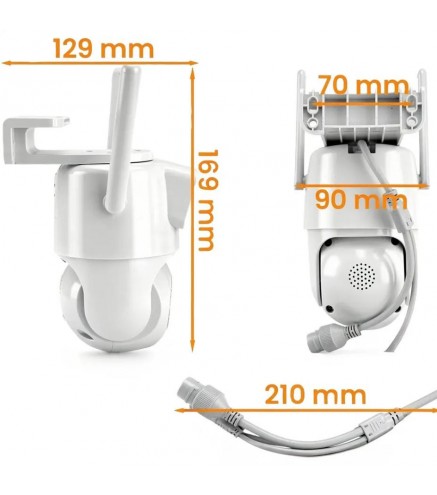 Kamera IP Orllo TZ19 DUAL (4MP+4MP Wi-Fi 4K AI
