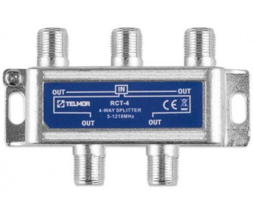 Rozgałęźnik TELMOR RCT-4 Splitter 4x 1.2G