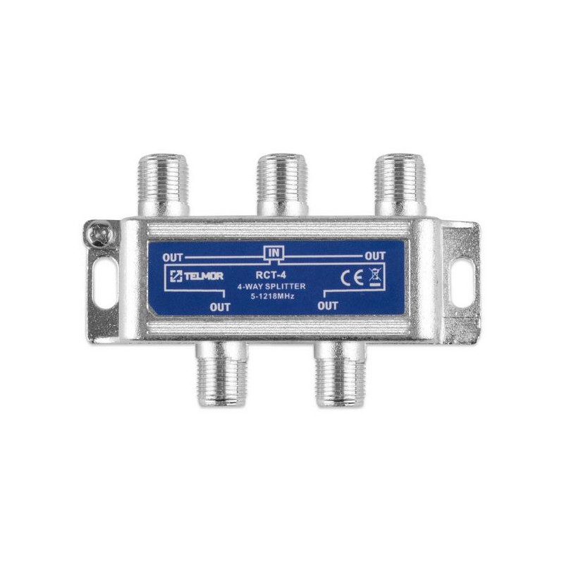 Rozgałęźnik TELMOR RCT-4 Splitter 4x 1.2G