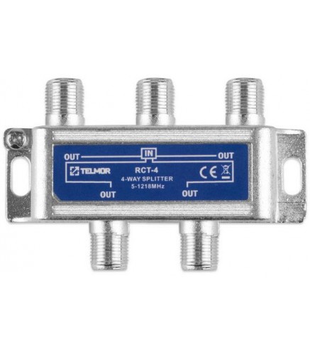 Rozgałęźnik TELMOR RCT-4 Splitter 4x 1.2G