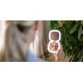 Lusterko kosmetyczne Humanas HS-PM01 z podświetleniem LED - różowy