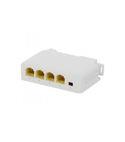 EXTENDER POE NA SZYNĘ DIN DO 3 KAMER IP Pulsar EXT-POEG3DIN 48V