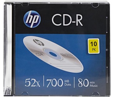 Płyty CD-R Verbatim HP slim case (10szt)
