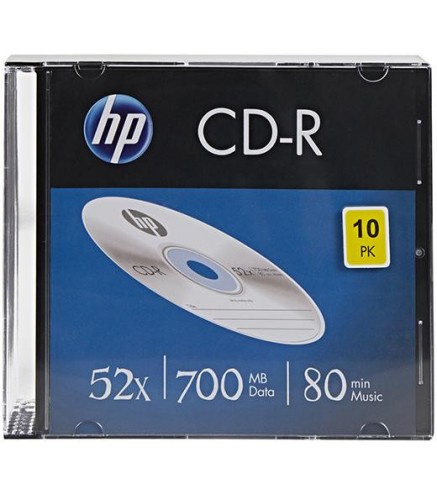 Płyty CD-R Verbatim HP slim case (10szt)
