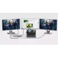 HUB ADAPTER USB-C 12w1 Stacja Dokująca 2x HDMI 4K ETHERNET RJ45 USB 3.0 BYL-2211