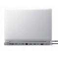 HUB ADAPTER USB-C 12w1 Stacja Dokująca 2x HDMI 4K ETHERNET RJ45 USB 3.0 BYL-2211