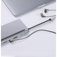 HUB ADAPTER USB-C 12w1 Stacja Dokująca 2x HDMI 4K ETHERNET RJ45 USB 3.0 BYL-2211