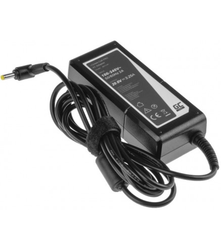 ZASILACZ ŁADOWARKA DO LAPTOPA LENOVO Green Cell PRO AD123P 20V 3,25A 65W 4,0mm/1,7mm