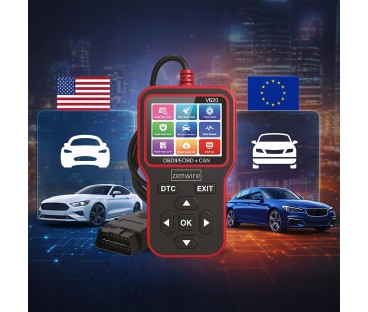 Interfejs Tester Skaner Diagnostyczny  OBD2 ELM327 CAN Zenwire V620