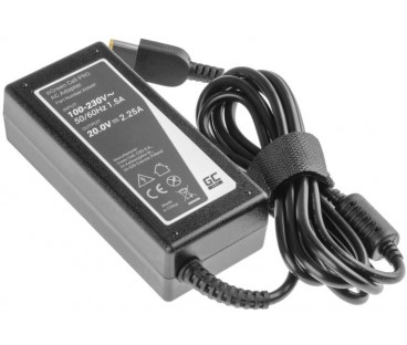 ZASILACZ ŁADOWARKA DO LAPTOPA LENOVO Green Cell PRO AD64P 20V 2,25A 45W Slim Tip