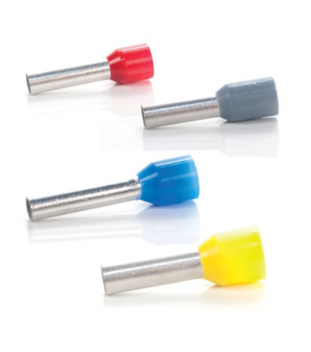 TULEJKA IZOLOWANA 1,5mm2 DUI-1,5-10CR CZERWONY (100szt.)
