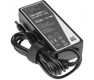ZASILACZ ŁADOWARKA DO LAPTOPA ASUS TOSHIBA Green Cell PRO AD27AP 19V 4,74A 90W 5,5mm/2,5mm