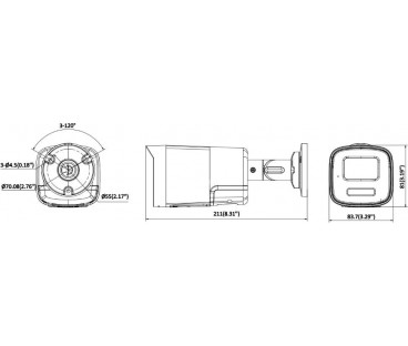 Kamera IP Hikvision DS-2CD1T47G3-LIUF/SL(2.8mm)