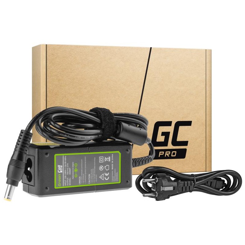 ZASILACZ ŁADOWARKA DO LAPTOPA ACER Green Cell PRO AD66P 19V 2,37A 45W 5,5mm/1,7mm ZASILACZ ŁADOWARKA DO LAPTOPA ACER Green Cell PRO AD66P 19V 2,37A 45W 5,5mm/1,7mm