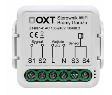 Moduł OXT z sensorem do bramy garażu WiFi TUYA