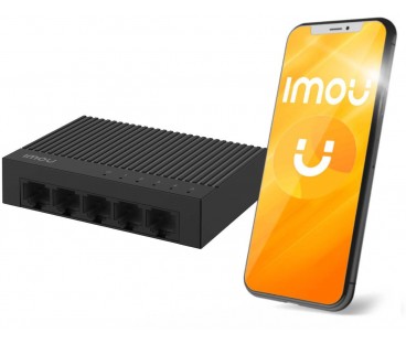 Switch Imou 5-portowy SF105C plastikowa obudowa 100Mbps