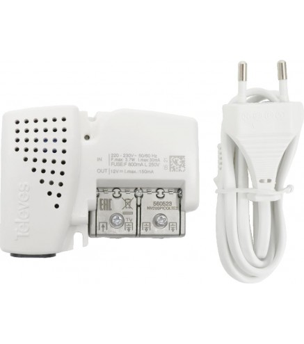 Wzmacniacz domowy PicoKom 3 wyjścia (2+TV): VHF/UHF-LTE700 Ready ref.560523