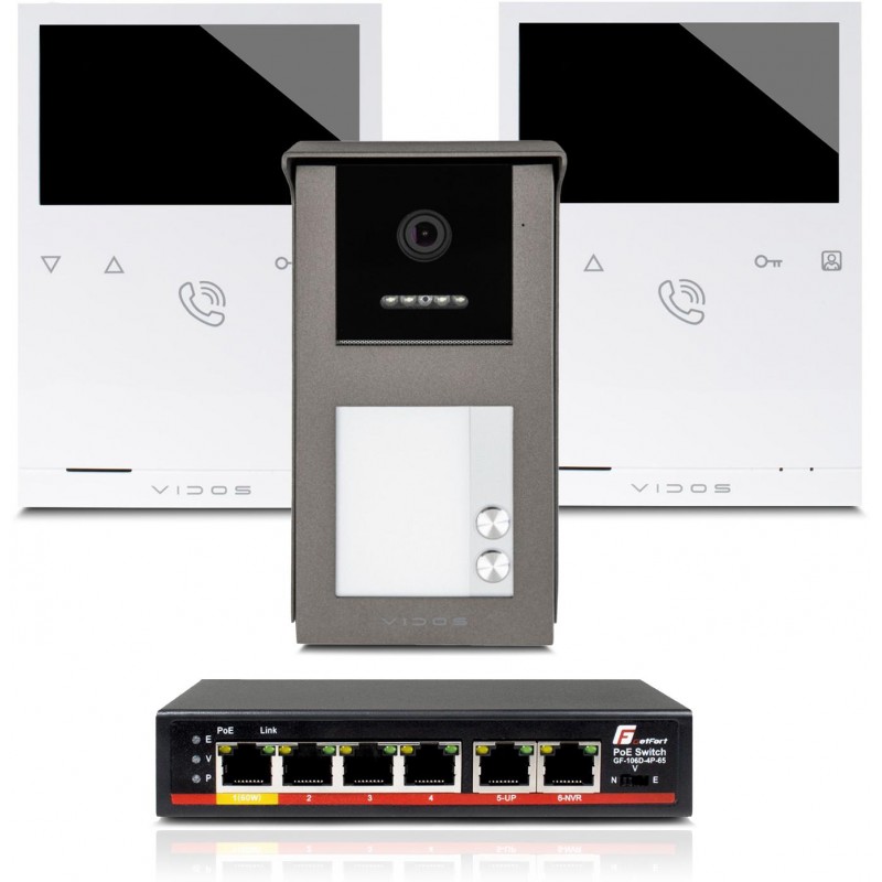 Wideodomofon VIDOS IPX S101-2/M101 Wideodomofon VIDOS IPX S101-2/M101