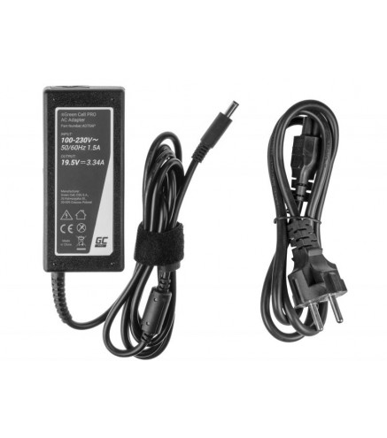 ZASILACZ ŁADOWARKA DO LAPTOPA DELL Green Cell PRO AD75AP 19,5V 3,34A 65W 4,5mm/3,0mm