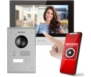 ZESTAW WIDEODOMOFONOWY HIKVISION DS-KIS703Y-P