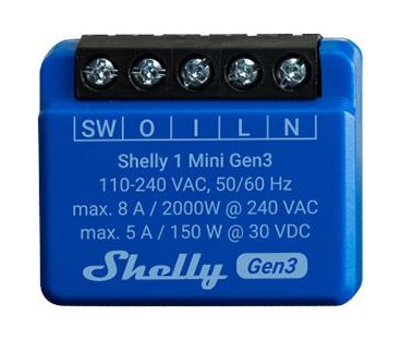 Shelly 1 Mini Gen3