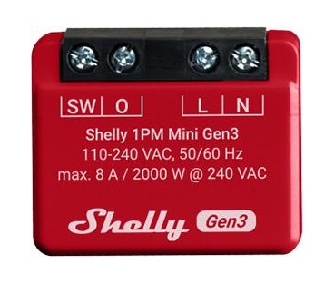Shelly 1PM Mini Gen3