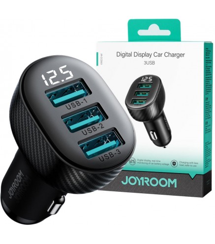 Ładowarka samochodowa Joyroom JR-CCD03 17W 3.4A 3x USB-A