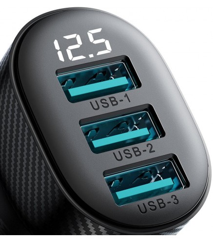Ładowarka samochodowa Joyroom JR-CCD03 17W 3.4A 3x USB-A