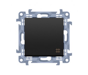 KONTAKT SIMON 10 MODUŁ CZARNY MAT ŁĄCZNIK KRZYŻOWY ZACISKI ŚRUBOWE 10AX 250V